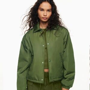 Aritzia Tna Coaches Short Jacket